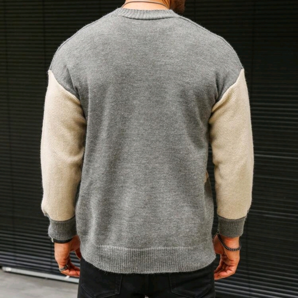 BRAND NEW, MENS KNIT CARDIGAN SWEATER JACket - Picture 2 of 3